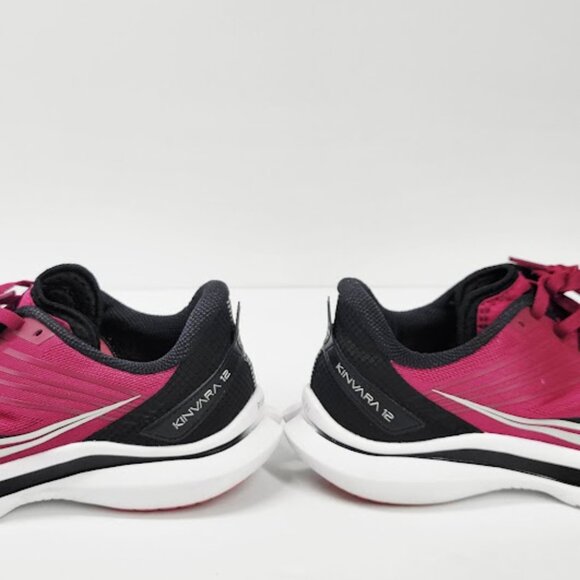 SAUCONY Kinvara 12 Women’s Running Shoes Size 8 Cherry silver Size 8 EUC - Picture 8 of 9